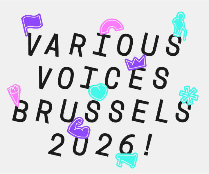 Logo Various Voices Brüssel 2026